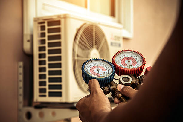 Professional Hvac technician working in Myerstown, PA
